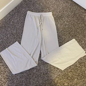 Cream Loose Pants